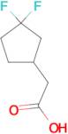 2-(3,3-difluorocyclopentyl)acetic acid