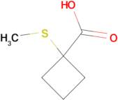 1-(methylsulfanyl)cyclobutane-1-carboxylic acid