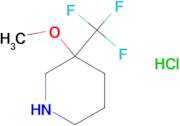 3-methoxy-3-(trifluoromethyl)piperidine hydrochloride