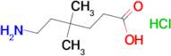 6-amino-4,4-dimethylhexanoic acid hydrochloride