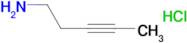 pent-3-yn-1-amine hydrochloride