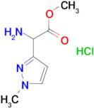 methyl 2-amino-2-(1-methyl-1H-pyrazol-3-yl)acetate hydrochloride