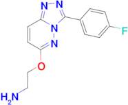 (2-{[3-(4-fluorophenyl)[1,2,4]triazolo[4,3-b]pyridazin-6-yl]oxy}ethyl)amine