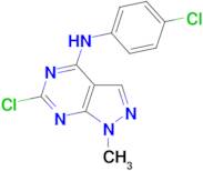 6-Chloro-N-(4-chlorophenyl)-1-methyl-1H-pyrazolo[3,4-d]pyrimidin-4-amine