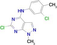 6-Chloro-N-(3-chloro-4-methylphenyl)-1-methyl-1H-pyrazolo[3,4-d]pyrimidin-4-amine