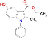 ethyl 5-hydroxy-2-methyl-1-phenyl-1H-indole-3-carboxylate