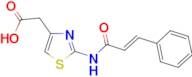 (2-{[(2E)-3-phenylprop-2-enoyl]amino}-1,3-thiazol-4-yl)acetic acid