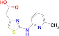 {2-[(6-methylpyridin-2-yl)amino]-1,3-thiazol-4-yl}acetic acid