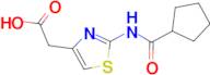 {2-[(cyclopentylcarbonyl)amino]-1,3-thiazol-4-yl}acetic acid