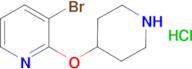 3-bromo-2-(piperidin-4-yloxy)pyridine hydrochloride