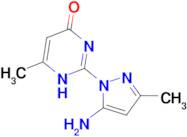 2-(5-Amino-3-methyl-1H-pyrazol-1-yl)-6-methylpyrimidin-4(3H)-one