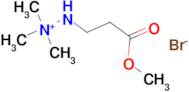 2-(3-methoxy-3-oxopropyl)-1,1,1-trimethylhydrazinium bromide