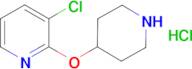 3-chloro-2-(piperidin-4-yloxy)pyridine hydrochloride