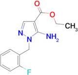 ethyl 5-amino-1-(2-fluorobenzyl)-1H-pyrazole-4-carboxylate