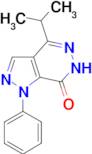 4-isopropyl-1-phenyl-1,6-dihydro-7H-pyrazolo[3,4-d]pyridazin-7-one