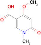 4-methoxy-1-methyl-6-oxo-1,6-dihydropyridine-3-carboxylic acid