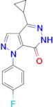 4-cyclopropyl-1-(4-fluorophenyl)-1,6-dihydro-7H-pyrazolo[3,4-d]pyridazin-7-one