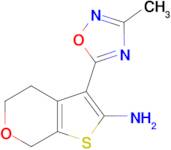 3-(3-methyl-1,2,4-oxadiazol-5-yl)-4,7-dihydro-5H-thieno[2,3-c]pyran-2-amine