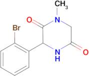 3-(2-bromophenyl)-1-methylpiperazine-2,5-dione