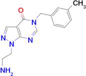 1-(2-aminoethyl)-5-(3-methylbenzyl)-1,5-dihydro-4H-pyrazolo[3,4-d]pyrimidin-4-one