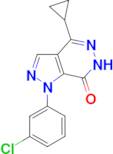 1-(3-chlorophenyl)-4-cyclopropyl-1,6-dihydro-7H-pyrazolo[3,4-d]pyridazin-7-one