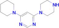 4-piperazin-1-yl-6-piperidin-1-ylpyrimidine