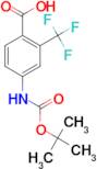 4-[(tert-butoxycarbonyl)amino]-2-(trifluoromethyl)benzoic acid