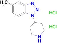 5-methyl-1-(piperidin-4-yl)-1H-benzo[d][1,2,3]triazole dihydrochloride