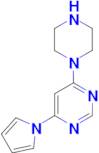 4-(piperazin-1-yl)-6-(1H-pyrrol-1-yl)pyrimidine