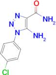 5-Amino-1-(4-chlorophenyl)-1H-1,2,3-triazole-4-carboxamide