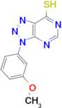 3-(3-methoxyphenyl)-3H-[1,2,3]triazolo[4,5-d]pyrimidine-7-thiol