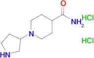 1-(pyrrolidin-3-yl)piperidine-4-carboxamide dihydrochloride