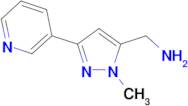 (1-methyl-3-(pyridin-3-yl)-1H-pyrazol-5-yl)methanamine