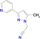 2-(5-methyl-3-(pyridin-3-yl)-1H-pyrazol-1-yl)acetonitrile