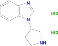 1-(pyrrolidin-3-yl)-1H-1,3-benzodiazole dihydrochloride