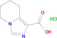 5H,6H,7H,8H-imidazo[1,5-a]pyridine-1-carboxylic acid hydrochloride