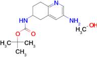 tert-butyl (3-amino-5,6,7,8-tetrahydroquinolin-6-yl)carbamate compound with methanol (1:1)