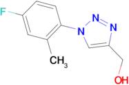 [1-(4-fluoro-2-methylphenyl)-1H-1,2,3-triazol-4-yl]methanol