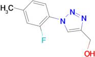 [1-(2-fluoro-4-methylphenyl)-1H-1,2,3-triazol-4-yl]methanol