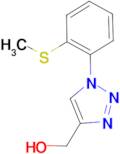 {1-[2-(methylsulfanyl)phenyl]-1H-1,2,3-triazol-4-yl}methanol