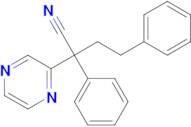 2,4-diphenyl-2-(pyrazin-2-yl)butanenitrile