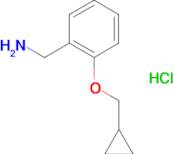 1-[2-(cyclopropylmethoxy)phenyl]methanamine hydrochloride