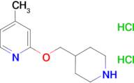 4-methyl-2-[(piperidin-4-yl)methoxy]pyridine dihydrochloride