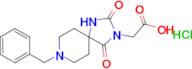 2-{8-benzyl-2,4-dioxo-1,3,8-triazaspiro[4.5]decan-3-yl}acetic acid hydrochloride