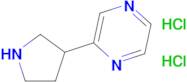 2-(pyrrolidin-3-yl)pyrazine dihydrochloride