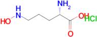 (2S)-2-amino-5-(N-hydroxyamino)pentanoic acid hydrochloride