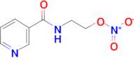 2-[(pyridin-3-yl)formamido]ethyl nitrate
