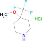 4-methoxy-4-(trifluoromethyl)piperidine hydrochloride