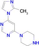 4-(2-methyl-1H-imidazol-1-yl)-6-(piperazin-1-yl)pyrimidine