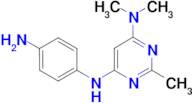 N6-(4-aminophenyl)-2,N4,N4-trimethylpyrimidine-4,6-diamine